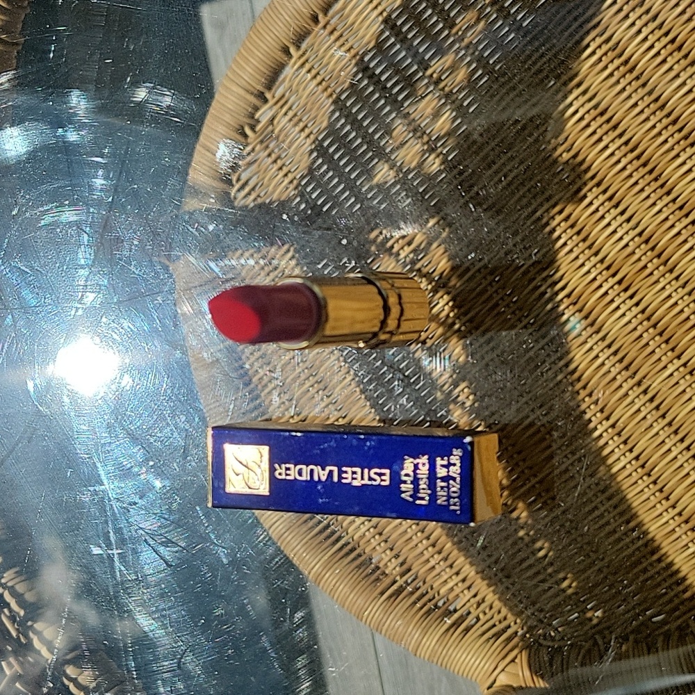 Estee Lauder all day lipstick parallel red
